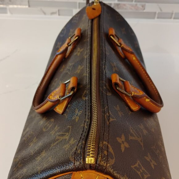 Louis Vuitton Speedy 35 Monogram - Authentic & Vintage - Picture 8 of 16